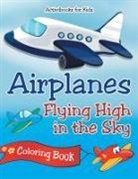 Activibooks For Kids - Airplanes Flying High in the Sky Coloring Book