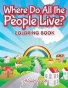 Activibooks For Kids - Where Do All the People Live? Coloring Book