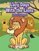 Activibooks For Kids - Lazy Days With the Lions Coloring Book