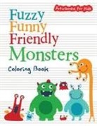 Activibooks For Kids - Fuzzy Funny Friendly Monsters Coloring Book