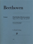 Ludwig van Beethoven, Norbert Gertsch, Murray Perahia - Ludwig van Beethoven - Fünf leichte Klaviersonaten