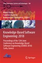 Fumihir Kumeno, Fumihiro Kumeno, Konstantinos Oikonomou, Maria Virvou - Knowledge-Based Software Engineering: 2018