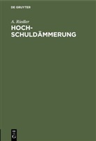 A Riedler, A. Riedler - Hochschuldämmerung