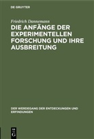 Friedrich Dannemann - Die Anfänge der experimentellen Forschung und ihre Ausbreitung