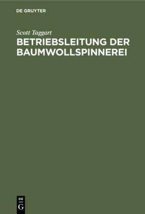 Scott Taggart - Betriebsleitung der Baumwollspinnerei