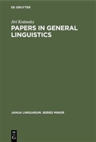 Jirí Krámsky - Papers in General Linguistics