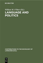 Willia M O'Barr, William M O'Barr, William M. O¿Barr, William M. O'Barr - Language and Politics