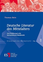 Thomas Bein, Thomas (Prof. Dr.) Bein - Deutsche Literatur des Mittelalters