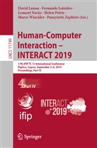 David Lamas, Fernand Loizides, Fernando Loizides, Lennart Nacke, Lennart Nacke et al, Helen Petrie... - Human-Computer Interaction - INTERACT 2019