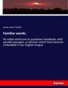 James Hain Friswell - Familiar words: