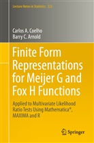 Barry C Arnold, Barry C. Arnold, Carlos Coelho, Carlos A Coelho, Carlos A. Coelho - Finite Form Representations for Meijer G and Fox H Functions