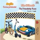 Kidkiddos Books, Inna Nusinsky - The Wheels The Friendship Race (Romanian English Bilingual Book)