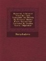 Her Chadeva - Ratnavali, a Sanscrit Drama in 4 Acts, Translated Into Marathi by Shivaram Shastri Khare, Revised and Corrected by Krishna Shastri Chiplonkar
