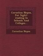 Cornelius Nepos - Cornelius Nepos, for Sight-Reading in Schools and Colleges