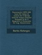 Barbu Katargiu - Discursurile (1859-1862 Iunie 8): Culese &#536;i &#65533;nso&#539;ite De O Noti&#539;&#259; Istoric&#259; Asupra Familie&#301; Katargiu &#536;i De O B