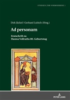 Dirk Jäckel, Gerhard Lubich - Ad personam