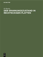 H Hencky, H. Hencky - Der Spannungszustand in rechteckigen Platten