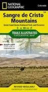 National Geographic Maps, National Geographic Maps, National Geographic Maps - Trails Illust - Sangre de Cristo Mountains Map [Great Sand Dunes National Park and Preserve]