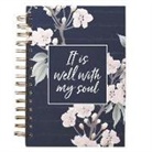 Christian Art Gifts Inc - Journal Wirebound Large It Is Well with My Soul