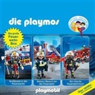 Die Playmos - Die große Feuerwehr-Box, 3 Audio-CD (Hörbuch)