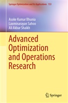 Asoke Kuma Bhunia, Asoke Kumar Bhunia, Laxminaraya Sahoo, Laxminarayan Sahoo, Al Shaikh, Ali Akbar Shaikh - Advanced Optimization and Operations Research