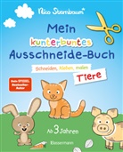Nico Sternbaum - Mein kunterbuntes Ausschneidebuch - Tiere. Schneiden, kleben, malen ab 3 Jahren. Mit Scherenführerschein