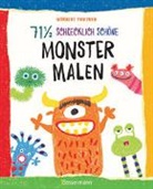 Norbert Pautner - 71 ½ schrecklich schöne Monster malen. Lustige Ungeheuer Schritt für Schritt selber zeichnen. Für kleine Zeichner ab 5 Jahren