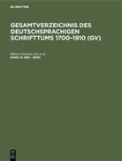 Willi Gorzny, Willi Gorzny u a, Hilmar Schmuck - Gesamtverzeichnis des deutschsprachigen Schrifttums 1700-1910 (GV) - Band 12: Ben - Berh