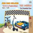 Kidkiddos Books, Inna Nusinsky - The Wheels -The Friendship Race (Tagalog English Bilingual Book)