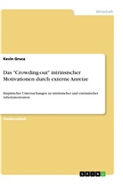 Kevin Gruca - Das "Crowding-out" intrinsischer Motivationen durch externe Anreize
