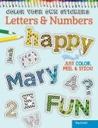 Peg Couch - Color Your Own Stickers Letters & Numbers