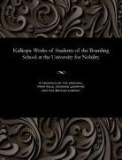 Various - Kalliopa. Works of Students of the Boarding School at the University for Nobility