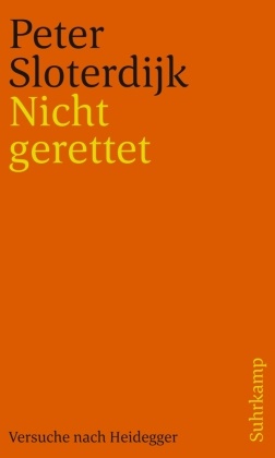 Peter Sloterdijk - Nicht gerettet - Versuche nach Heidegger