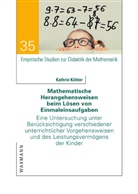 Kathrin Köhler - Mathematische Herangehensweisen beim Lösen von Einmaleinsaufgaben