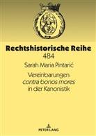 Sarah Maria Pintaric - Vereinbarungen contra bonos mores in der Kanonistik