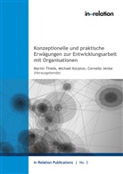 Cornelia Jenke, Michae Korpiun, Michael Korpiun, Martin Thiele - Konzeptionelle und praktische Erwägungen zur Entwicklungsarbeit mit Organisationen