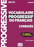 Vocabulaire progressif du Français, Niveau avancé (3ème édition) - Corrigés