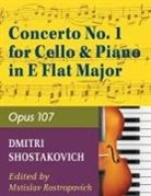 Mstislav Rostropovich - Concerto No. 1, Op. 107 By Dmitri Shostakovich. Edited By Rostropovich. For Cello and Piano Accompaniment. 20th Century. Difficulty