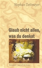 Stephan Dettmeyer - Glaub nicht alles, was du denkst