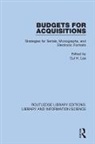 Sul H. (University of Oklahoma Lee, Sul H. (University of Oklahoma Libraries Lee, Sul H. Lee, Lee Sul H. - Budgets for Acquisitions