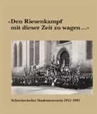 Schweizerischer Studentenverein, Schweizerische Studentenverein - "Den Riesenkampf mit dieser Zeit zu wagen ..."