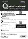 Mari Mari, Kevin McClure, Kristin Sherman - Q: Skills for Success: Intro Level: Listening and Speaking Teacher's Access Card