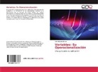 Gerardo José Bauce - Variables: Su Operacionalización