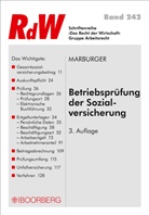 Horst Marburger - Betriebsprüfung der Sozialversicherung