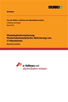 Anonym, Anonymous - Photohydroformylierung. Photoredoxkatalytische Aktivierung von C1-Bausteinen