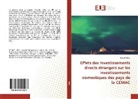 Joseph Dabo - Effets des Investissements directs étrangers sur les investissements domestiques des pays de la CEMAC