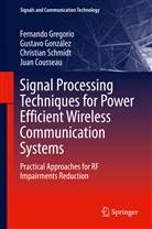 Juan Cousseau, Gustav Gonzalez, Gustavo Gonzalez, Gustav González, Gustavo González, Fernand Gregorio... - Signal Processing Techniques for Power Efficient Wireless Communication Systems
