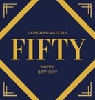 Lulu And Bell - Happy 50th Birthday Guest Book (Hardcover)