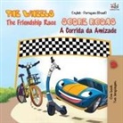 Kidkiddos Books, Inna Nusinsky - The Wheels - The Friendship Race (English Portuguese Bilingual Book - Brazilian)