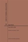 Nara - Code of Federal Regulations Title 7, Agriculture, Parts 900-999, 2019